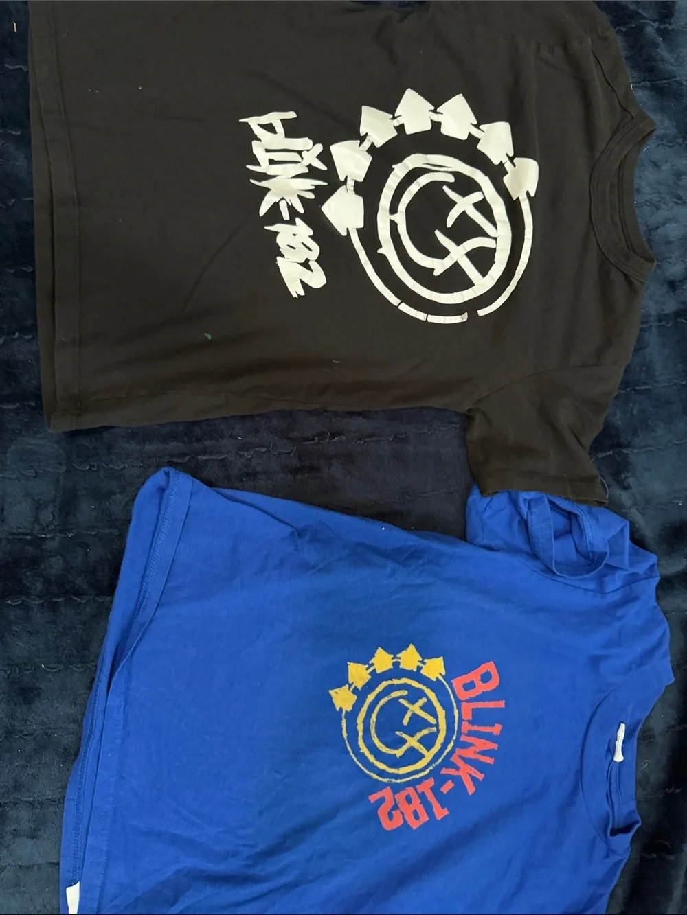 TWO Children's Place  Blink-182 Graphic Tees  Black & Blue